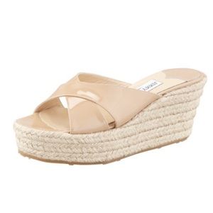 Jimmy Choo Paisley Crisscross Espadrille Wedge